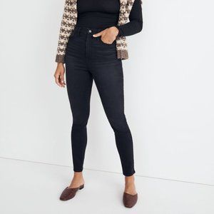 Madewell Roadtripper High Waist Skinny Jeans, Black, Size 29